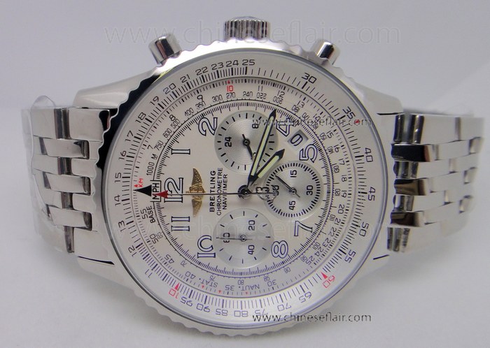 Breitling Navitimer Cosmonaute White Face Replica Watch